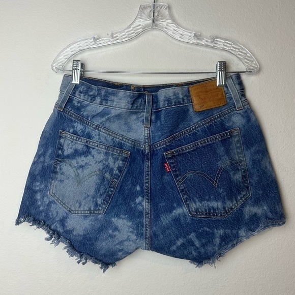 Levi’s Vintage Womens 501 Cutoff Button Fly Denim Shorts Size 29 Summer Festival - Picture 2 of 11